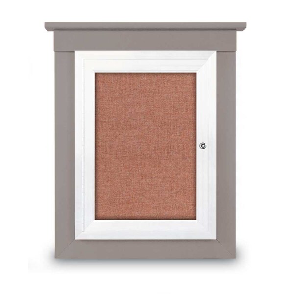 Sliding Glass Enclosed Letterboard, 72"x3